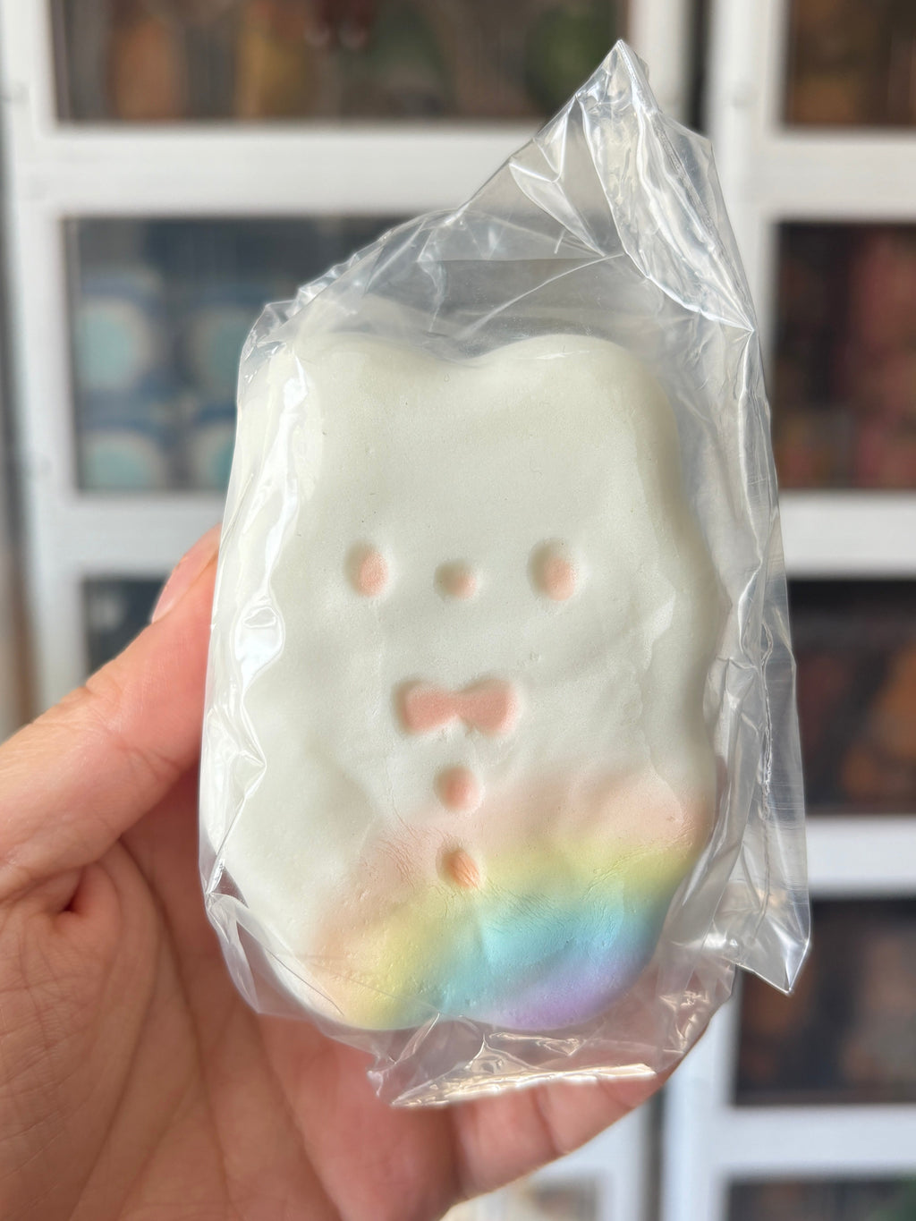 Mini Rainbow Bear Cookie Squishy [Misa]